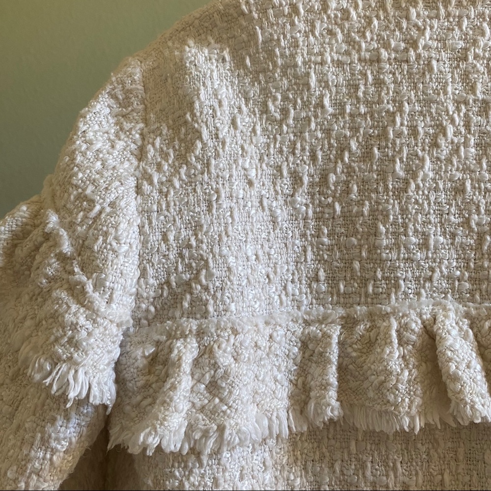 Zara Frilled Jacket XS - Picture 3 of 7